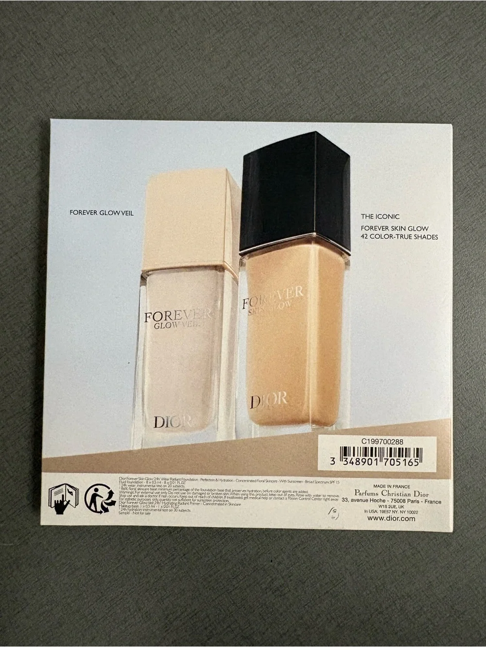 Forever Dior The Iconic Hydrating Glow Foundation 24 Hour Wear, Brand New/Sealed